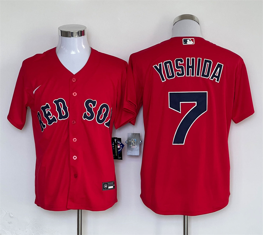 Men's Boston Red Sox Masataka Yoshida #7 Red Jersey